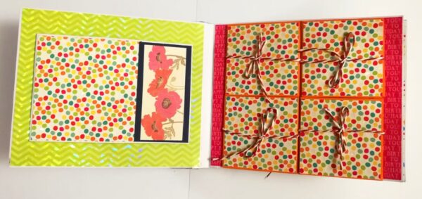 Happy Birthday Handmade Sparkling Scrapbook -D1 image