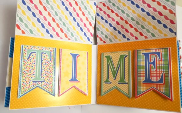 Happy Birthday Handmade Sparkling Scrapbook -D1 image