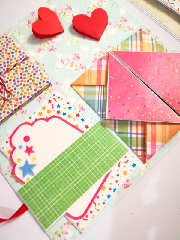 Sparkling Birthday Zigzag Mini Scrapbook -D2 image Sparkling Birthday Zigzag Mini Scrapbook -D2 image