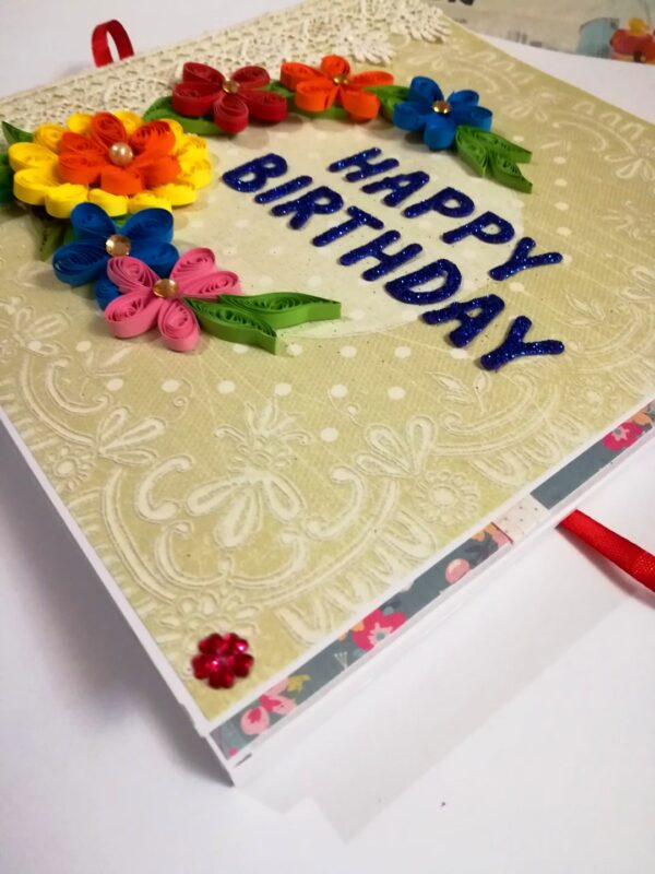 Sparkling Birthday Zigzag Mini Scrapbook -D2 image Sparkling Birthday Zigzag Mini Scrapbook -D2 image