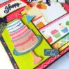 Happy Birthday Handmade Sparkling Scrapbook -D2 image