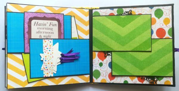 Happy Birthday Handmade Sparkling Scrapbook -D2 image