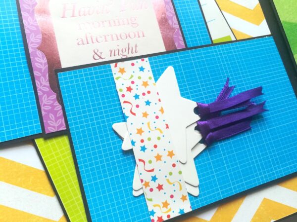 Happy Birthday Handmade Sparkling Scrapbook -D2 image