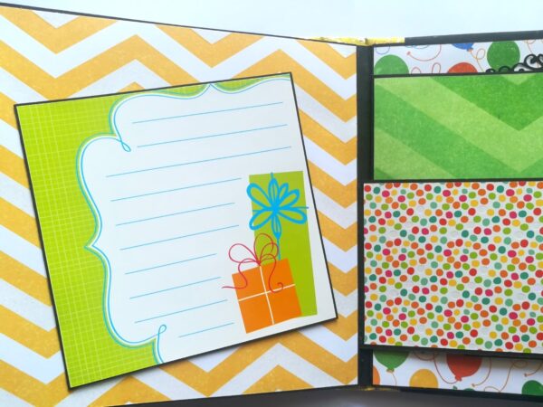 Happy Birthday Handmade Sparkling Scrapbook -D2 image
