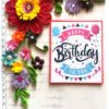 Quilled Corner Birthday Greeting Card - QMD1 image