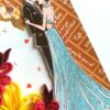 Quilled Flowers Couple Anniversary Greeting Card image