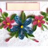 Blue and Pink Quilled Flowers Greeting Card image Blue and Pink Quilled Flowers Greeting Card image