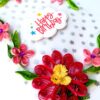 Sparkling Pink Quilled Birthday Card - PINKD1 image