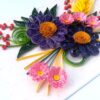Purple Quilling Fusion Greeting Card image