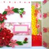 Red Quilled Mini Scrapbook Greeting Card image Red Quilled Mini Scrapbook Greeting Card image