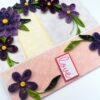 Purple Quilled Mini Scrapbook Greeting Card image