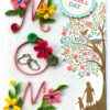 Mom Quilled Mothers Day Greeting Card image Mom Quilled Mothers Day Greeting Card image