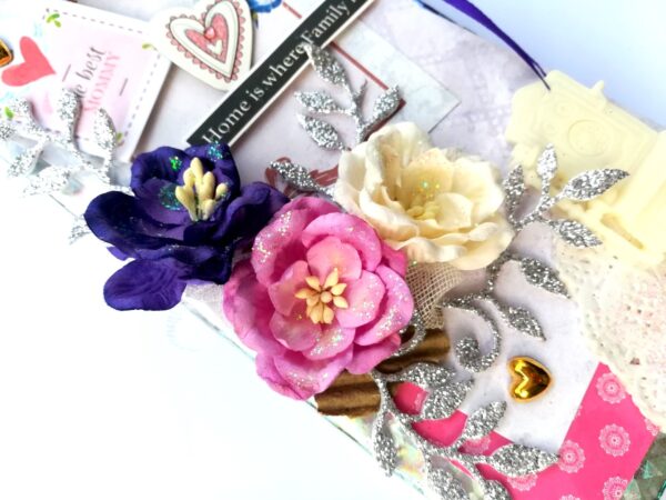 Sparkling Mothers Day Flip Fold Album Card image Sparkling Mothers Day Flip Fold Album Card image