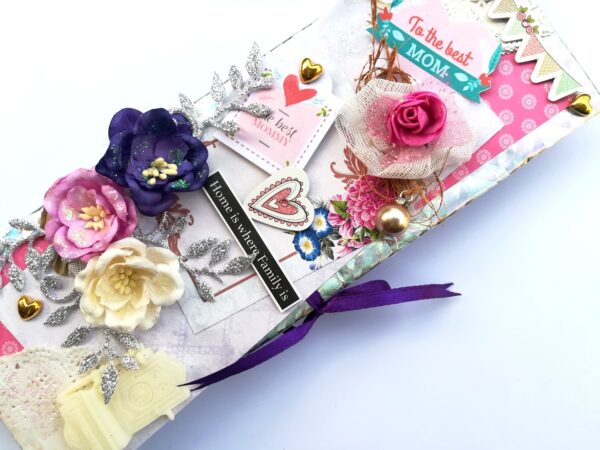 Sparkling Mothers Day Flip Fold Album Card image Sparkling Mothers Day Flip Fold Album Card image