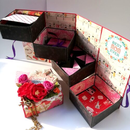 Mothers Day Opening Box fold Mini Album image
