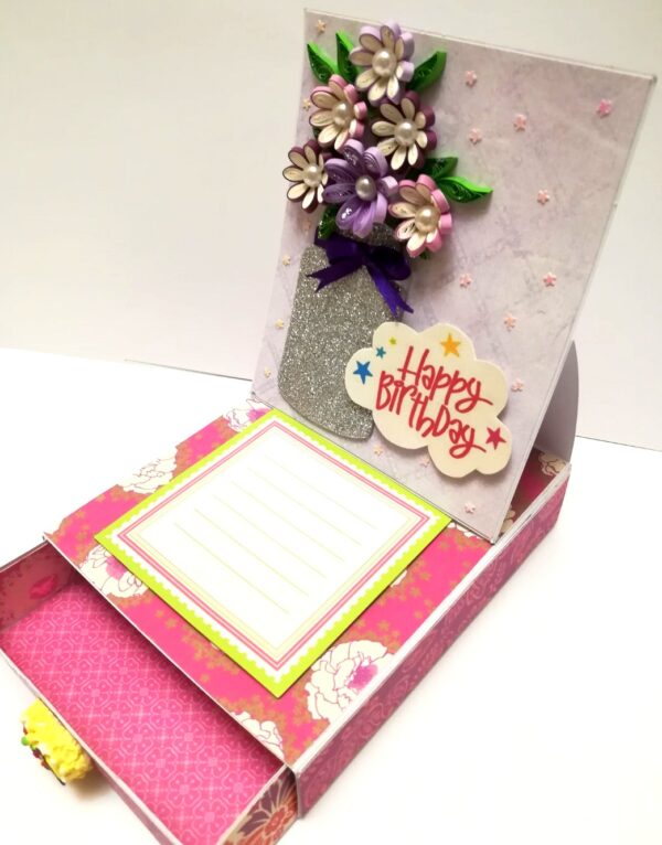 Card With Drawer Gift Greeting Card D27 image
