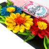 Sparkling Multicolored Quilling Birthday Card image Sparkling Multicolored Quilling Birthday Card image