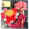 Red Love Quilled Hearts Flowers Greeting Card image Red Love Quilled Hearts Flowers Greeting Card image