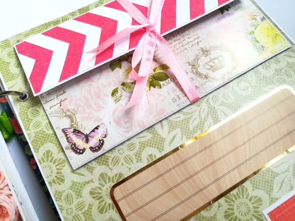 Beautiful Moments Birthday Handmade Scrapbook Gift image