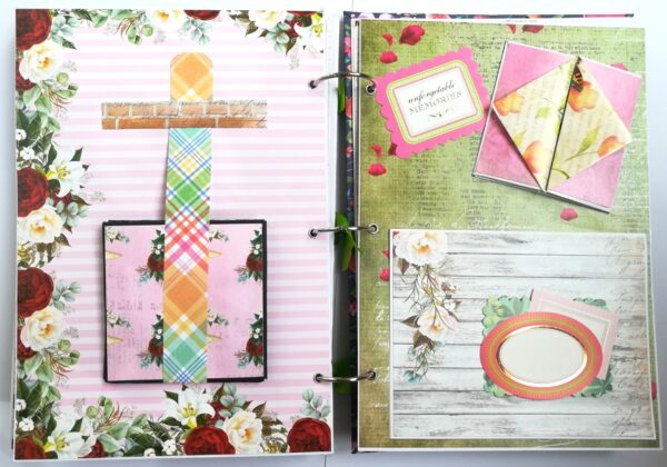 Beautiful Moments Birthday Handmade Scrapbook Gift image