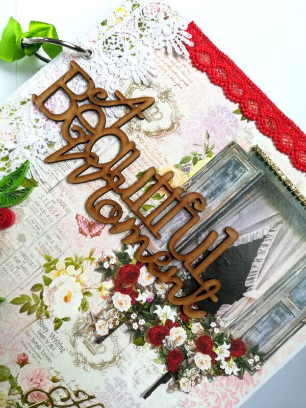 Beautiful Moments Birthday Handmade Scrapbook Gift image