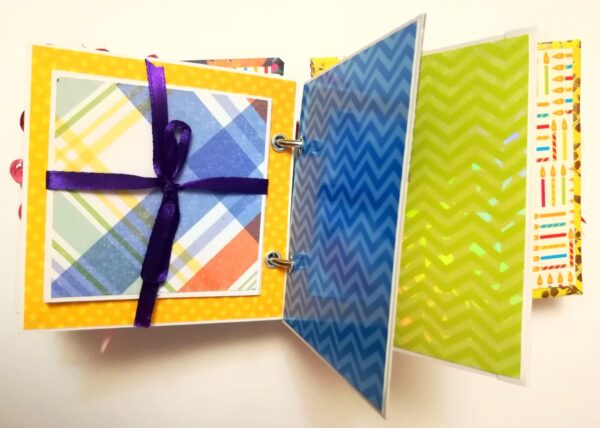 Pocket Mini Handmade Birthday Scrapbook - HB1 image