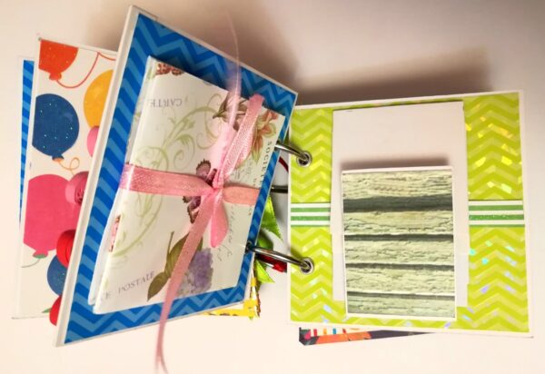 Pocket Mini Handmade Birthday Scrapbook - HB1 image