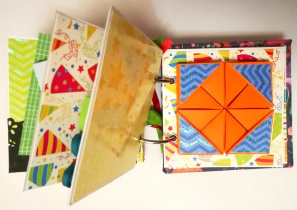 Pocket Mini Handmade Birthday Scrapbook - HB1 image