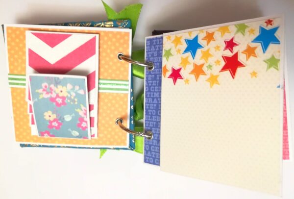 Pocket Mini Handmade Birthday Scrapbook - HB2 image Pocket Mini Handmade Birthday Scrapbook - HB2 image
