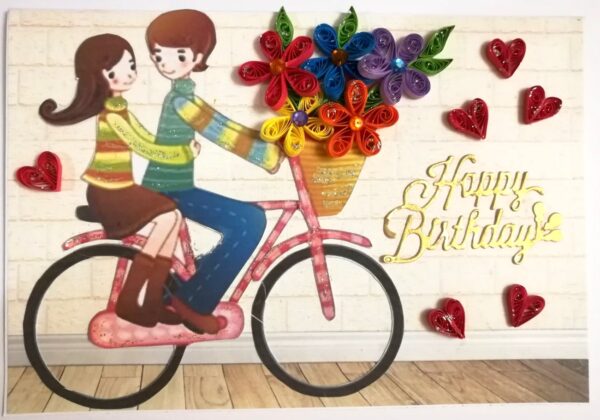 Couple Love Birthday Greeting Card image