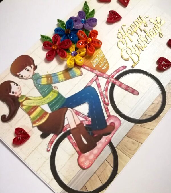 Couple Love Birthday Greeting Card image