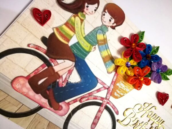 Couple Love Birthday Greeting Card image