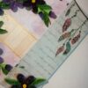 Purple Themed Flowers Mini Scrapbook Greeting Card image Purple Themed Flowers Mini Scrapbook Greeting Card image