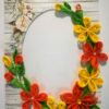 Yellow Themed Photo Frame Greeting Card image