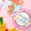 Teddy with Balloon Greeting card - C1 image