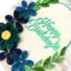 Blue Themed Birthday Quilled Greeting Card - B1 image