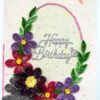 Purple Themed Birthday Quilled Greeting Card -P2 image