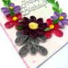 Purple Themed Birthday Quilled Greeting Card -P2 image