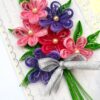 Sparkling Pink Theme Bouquet Greeting Card image