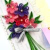 Sparkling Pink Theme Bouquet Greeting Card image