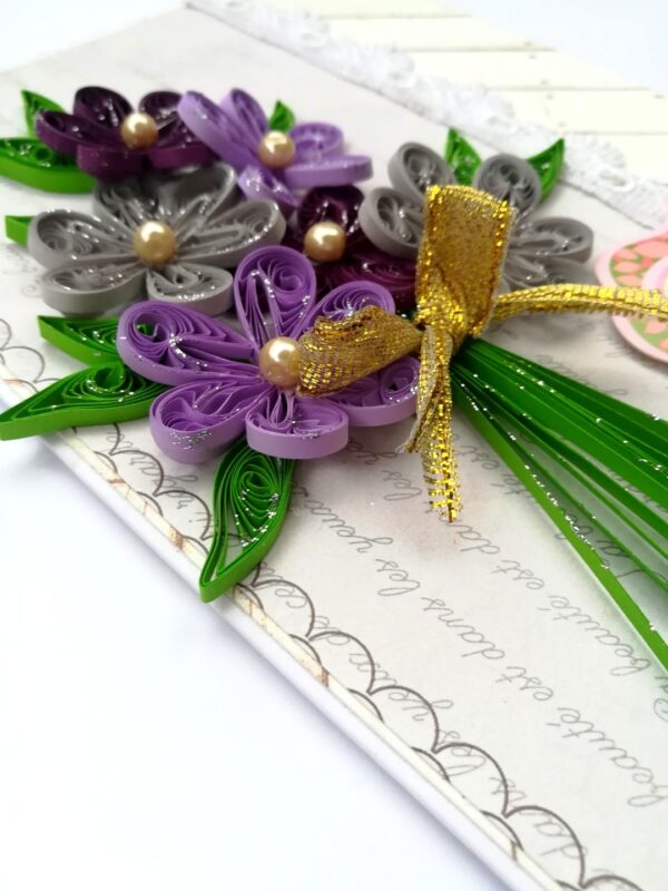 Sparkling Purple Flowers Bouquet image