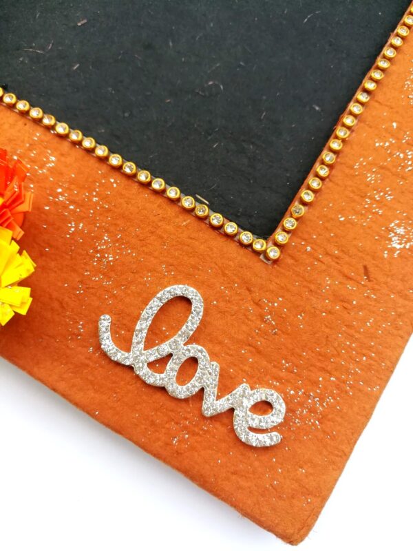 Quilled Flowers Photo Frame - Yell1 image