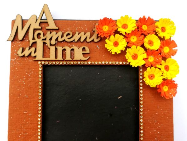 Quilled Flowers Photo Frame - Yell1 image