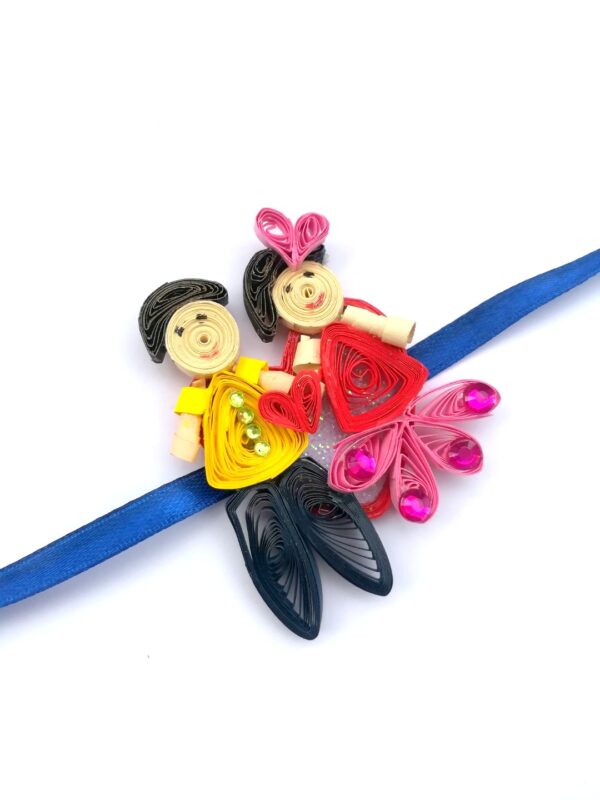 Quilled Rakhi - Design 14 image