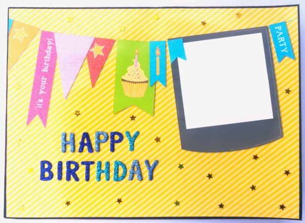 Sparkling Multicolor Birthday Mini Scrapbook Gift image
