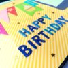 Sparkling Multicolor Birthday Mini Scrapbook Gift image