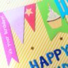 Sparkling Multicolor Birthday Mini Scrapbook Gift image