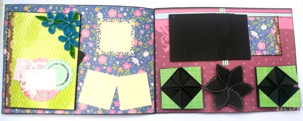 Sparkling Multicolor Birthday Mini Scrapbook Gift image