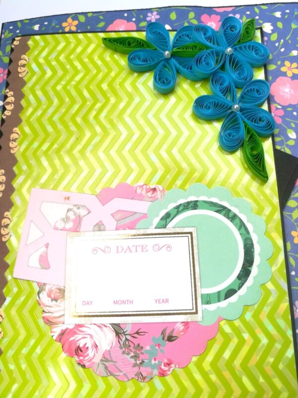 Sparkling Multicolor Birthday Mini Scrapbook Gift image