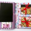 Purple Themed Shaker Mini Scrapbook Gift image